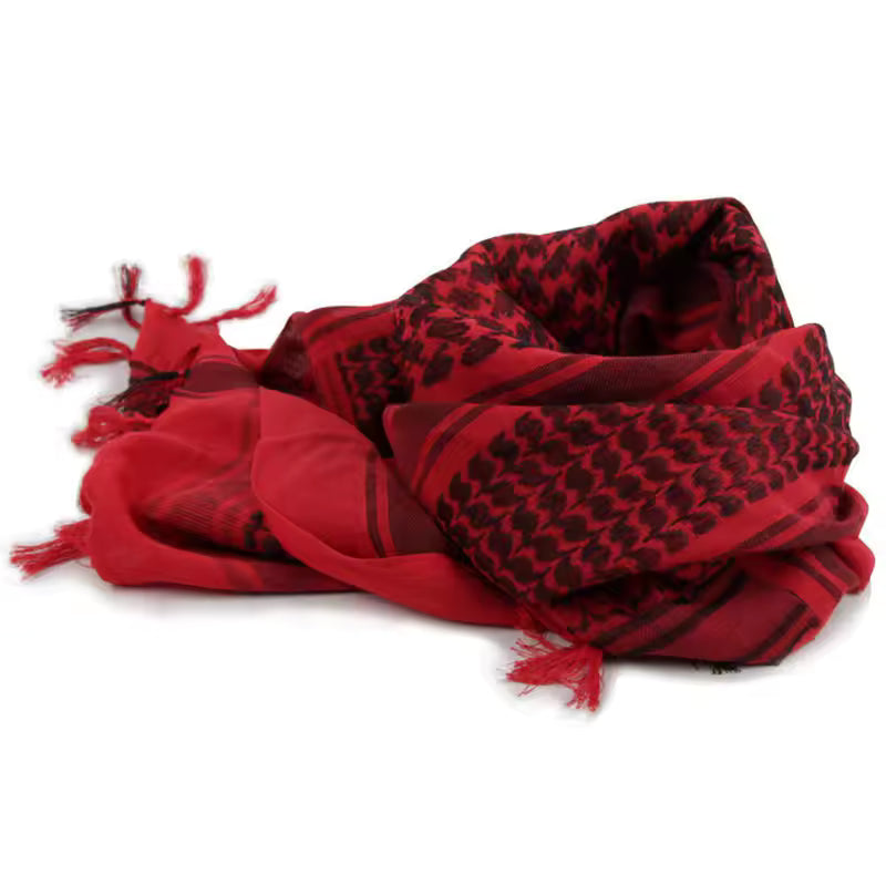 Shemagh scarf fabric pattern detail