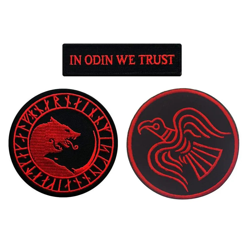 Odin and Valhalla Viking Patch