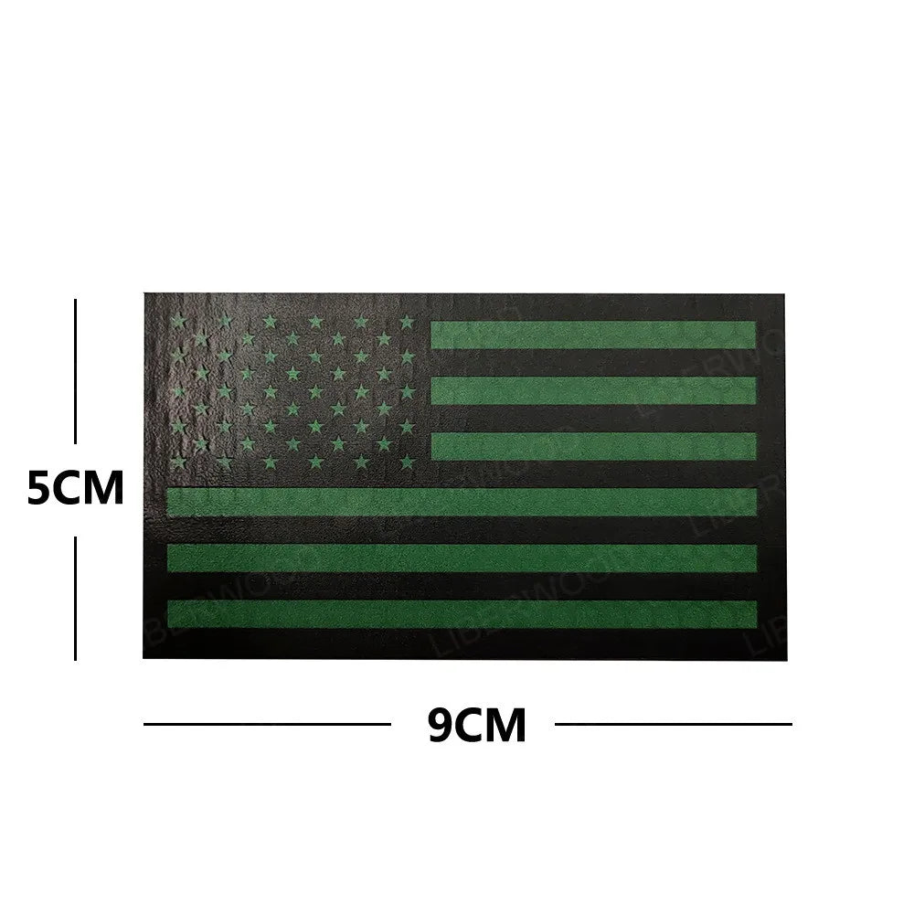 Infrared Reflective US Flag Patch