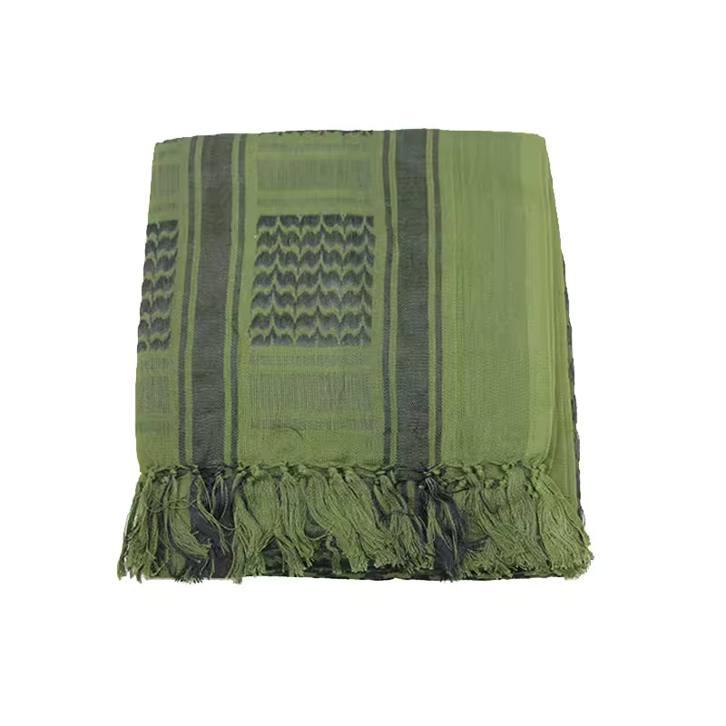 Shemagh scarf folded detail