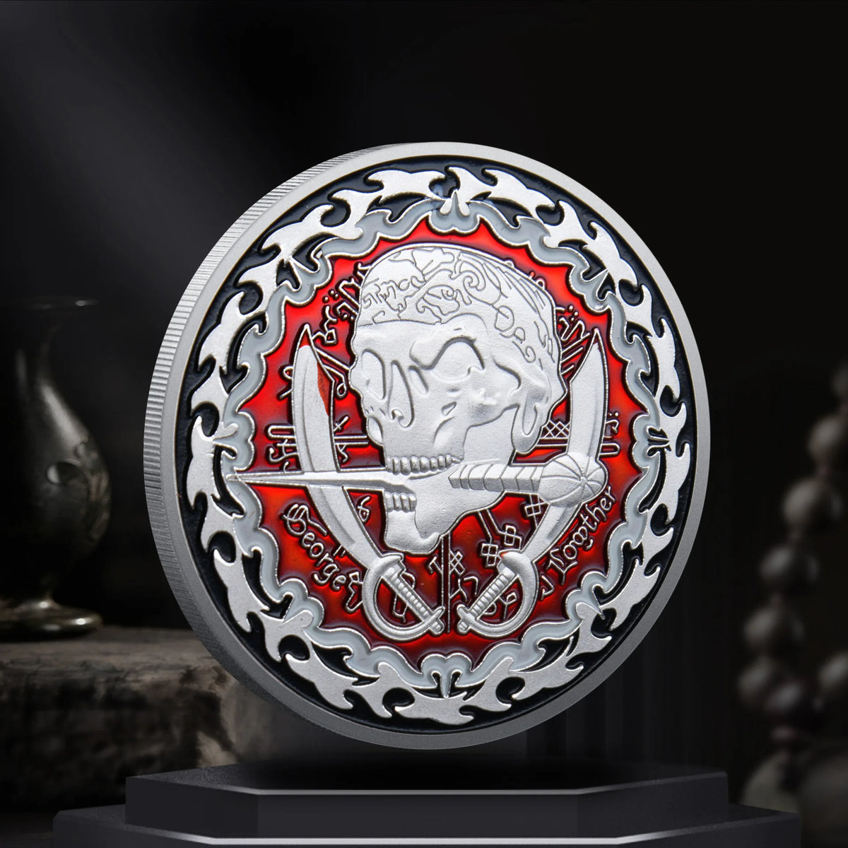 Pirate Skull Challenge Coin