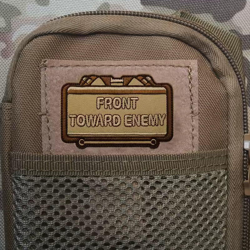 Front Toward Enemy Claymore patch on gear