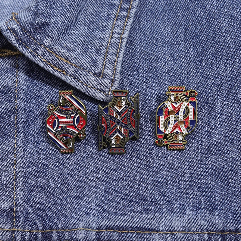 Playing Card Suit Enamel Pins