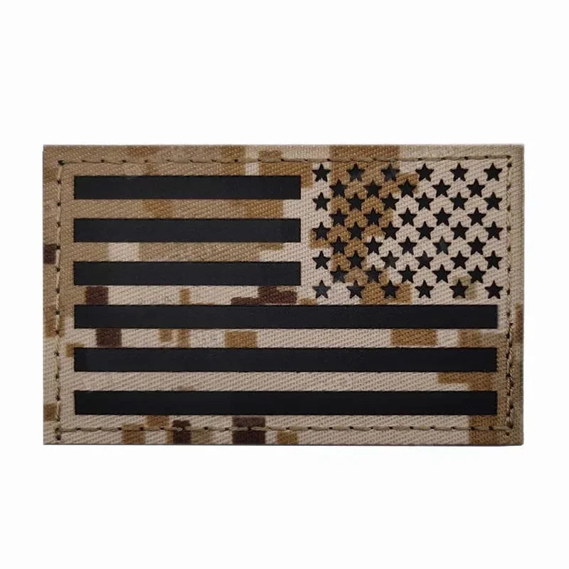 IR Reflective US Flag Patch 8 x 5 cm