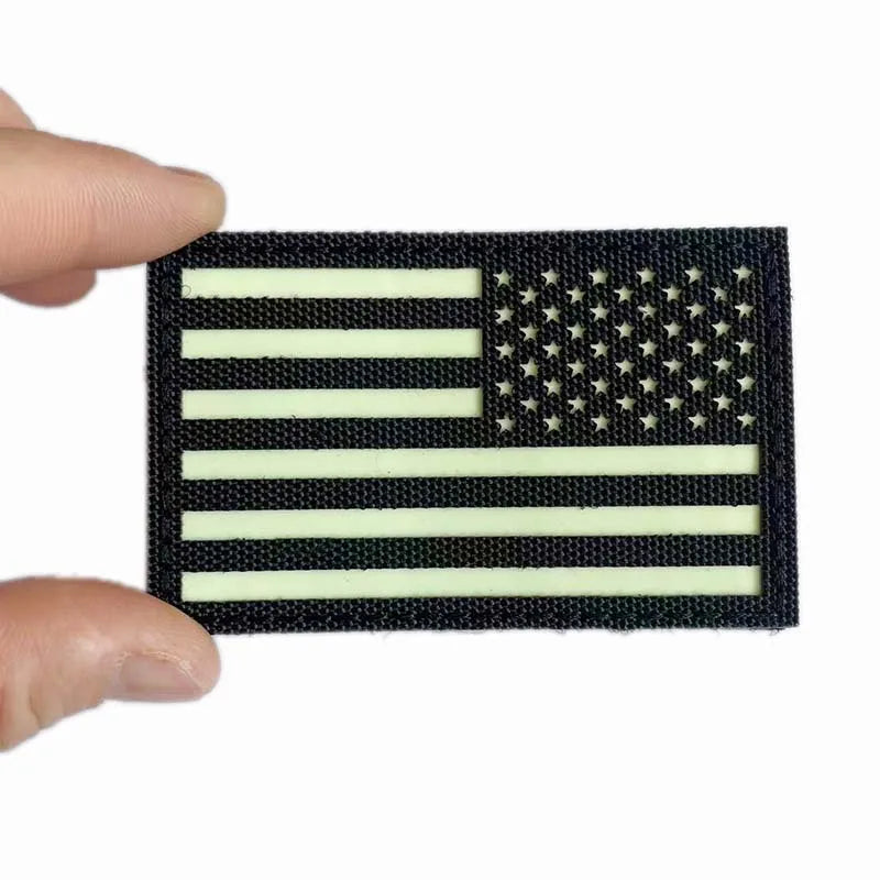 IR Reflective US Flag Patch 8 x 5 cm