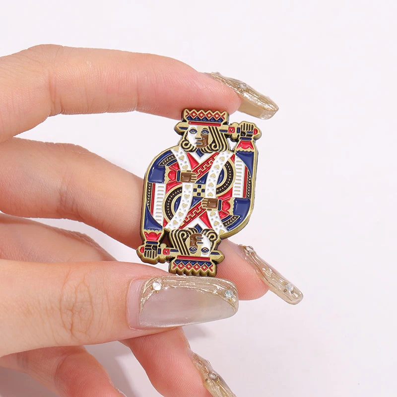 Playing Card Suit Enamel Pins