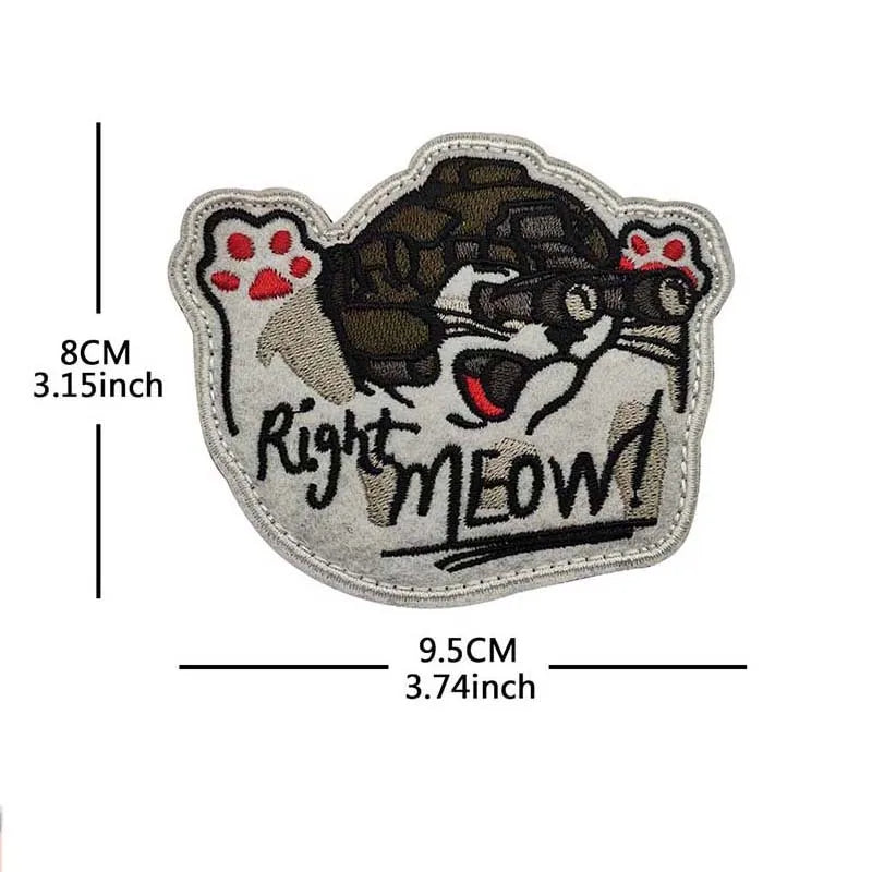 PEW Madafakas Funny Cat Patches
