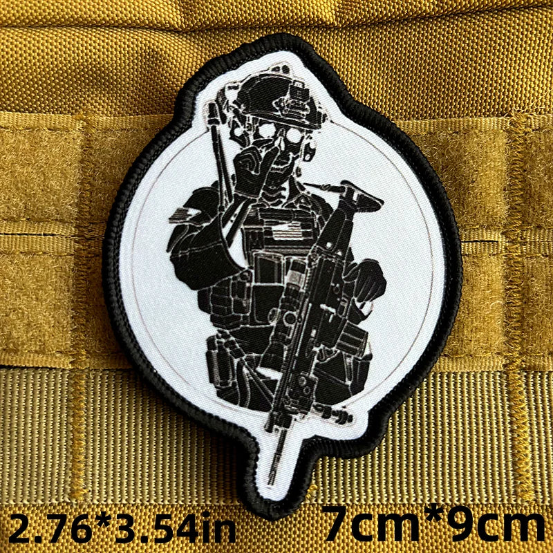 Skull Soldier Rifleman Patch