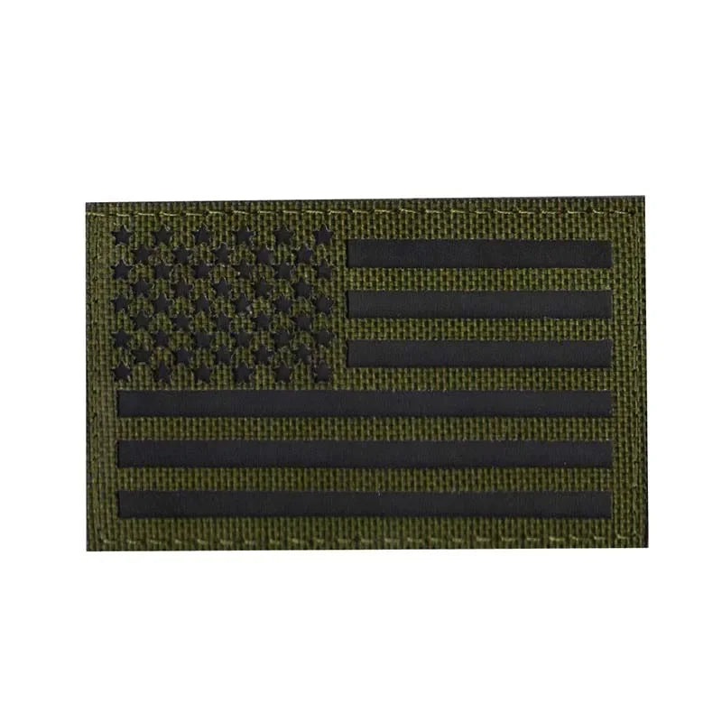 IR Reflective US Flag Patch 8 x 5 cm