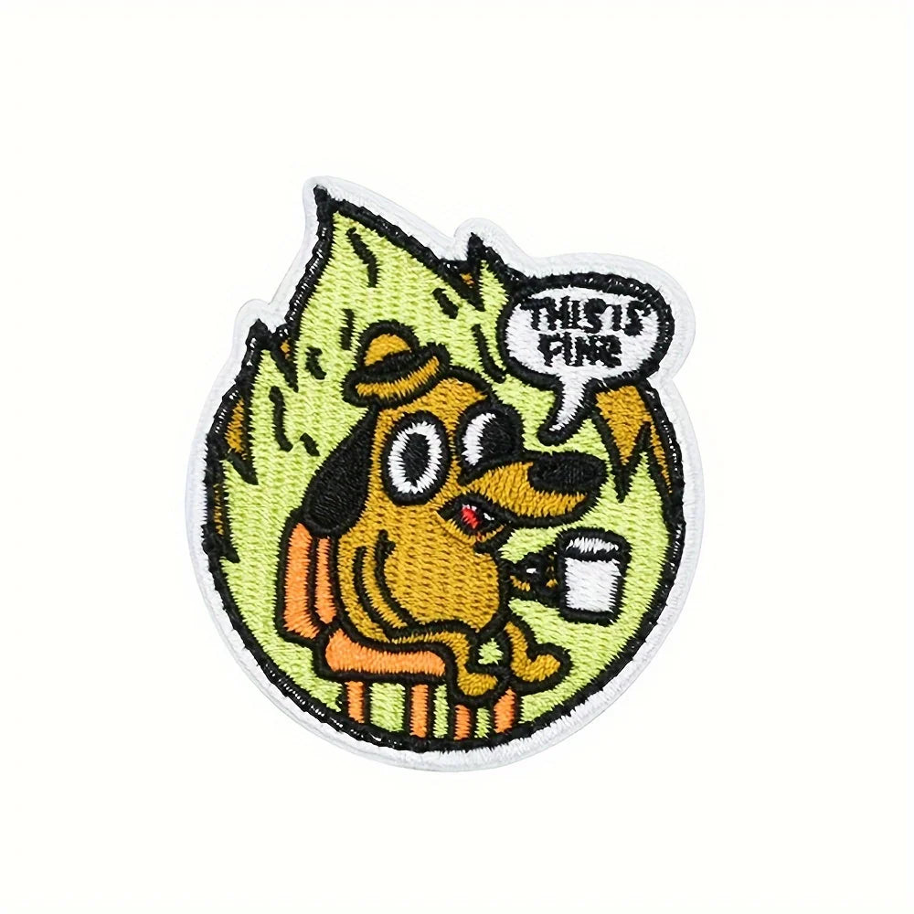 This Is Fine Morale Patch