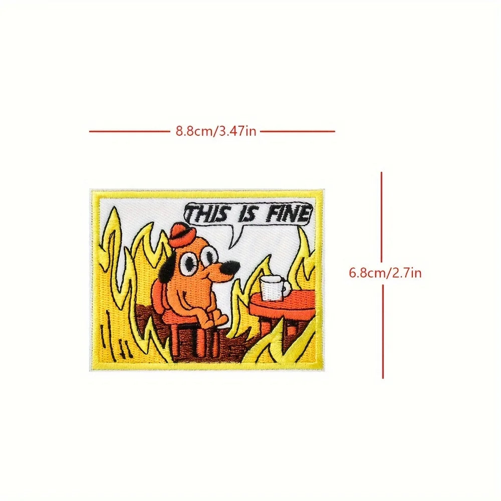 This Is Fine Morale Patch