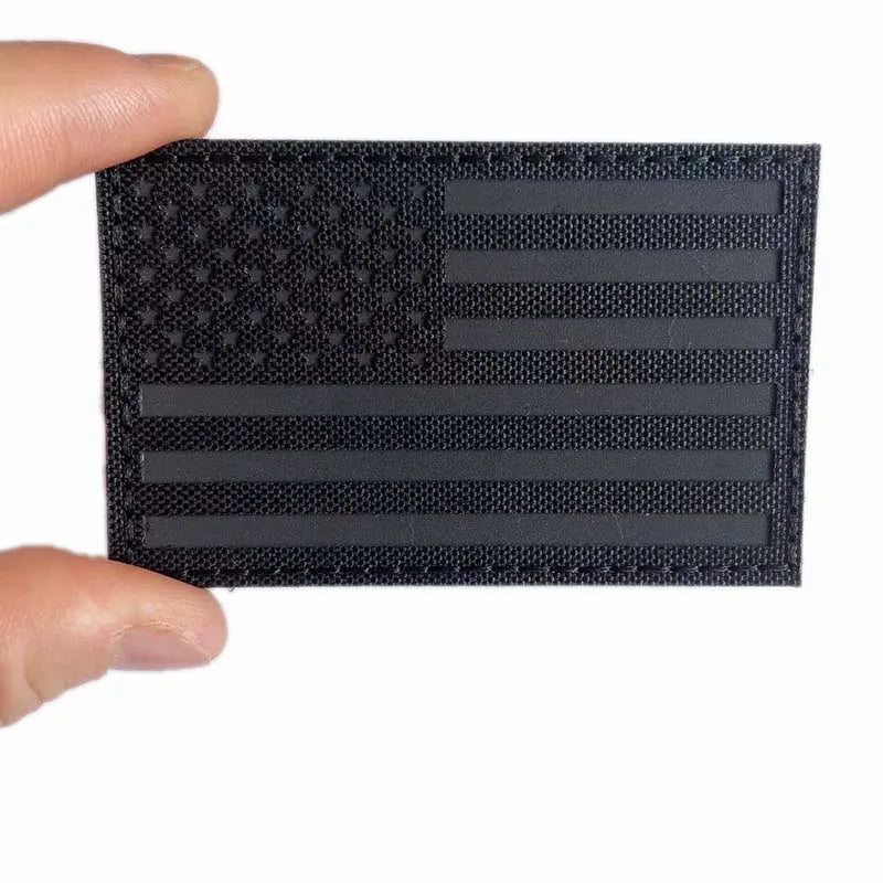 IR Reflective US Flag Patch 8 x 5 cm