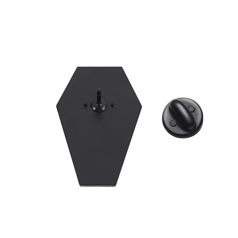 Memento Mori Skull Enamel Pin