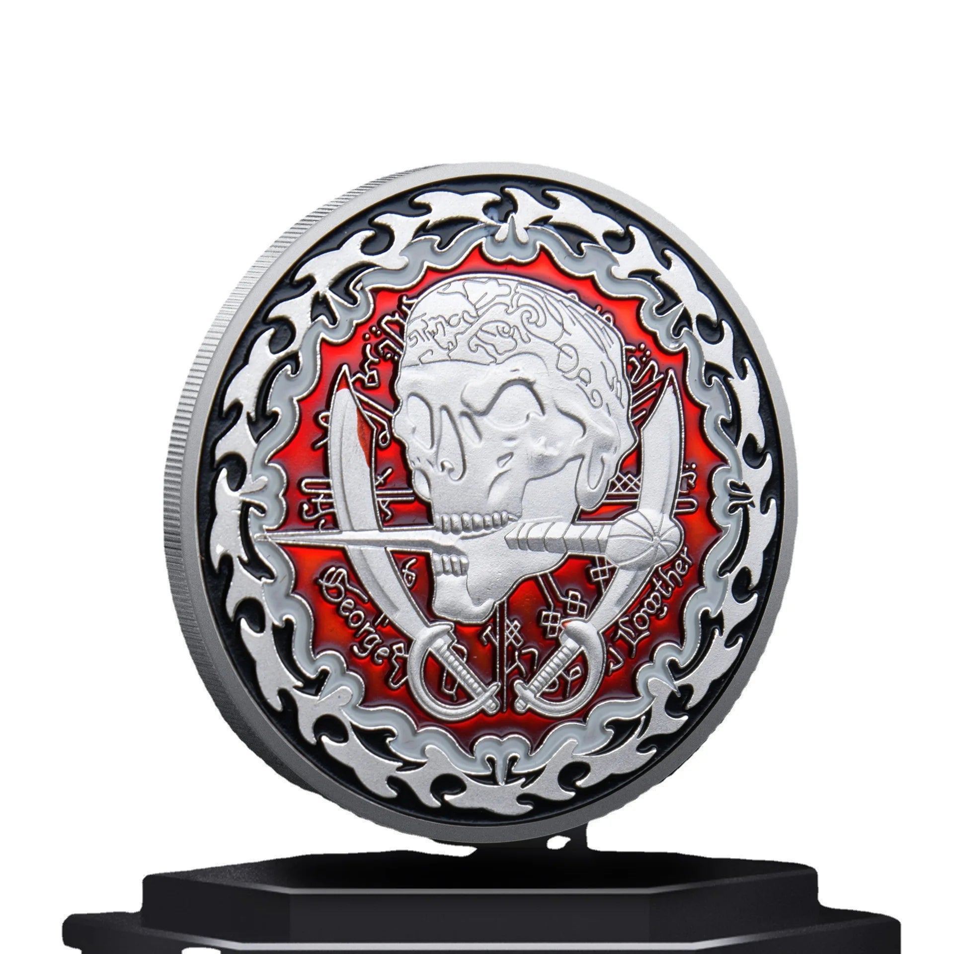 Pirate Skull Challenge Coin