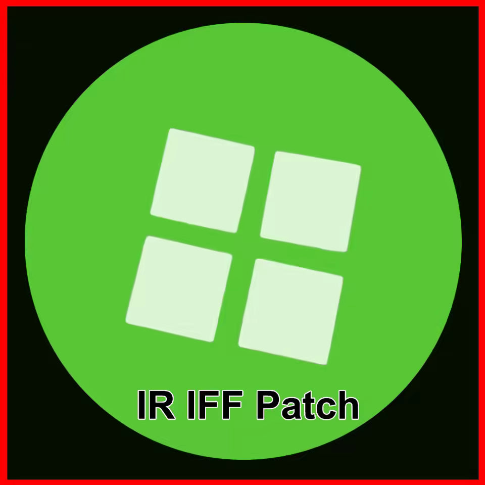 IR IFF patch set close-up