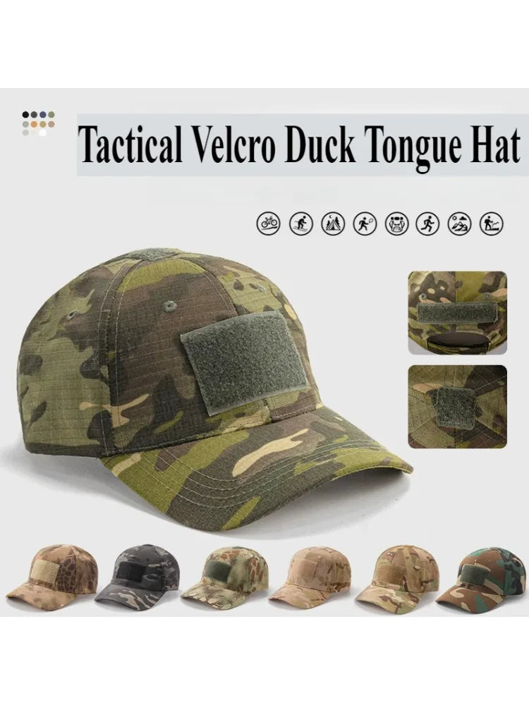 Tactical Camo Baseball Cap, Adjustable
