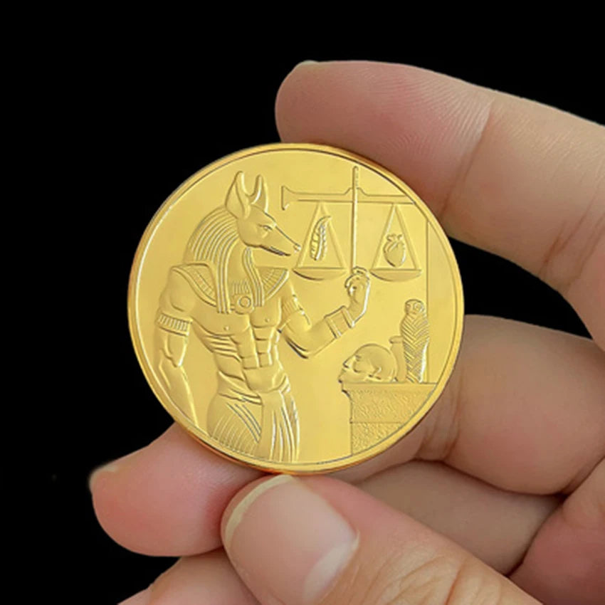 Anubis Egyptian God of Death Coin