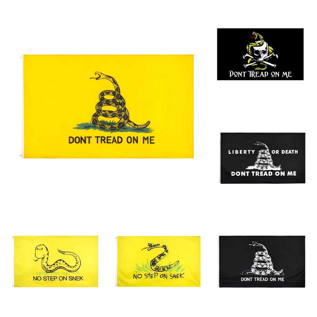 Don't Tread On Me Gadsden Flag, 3x5 ft
