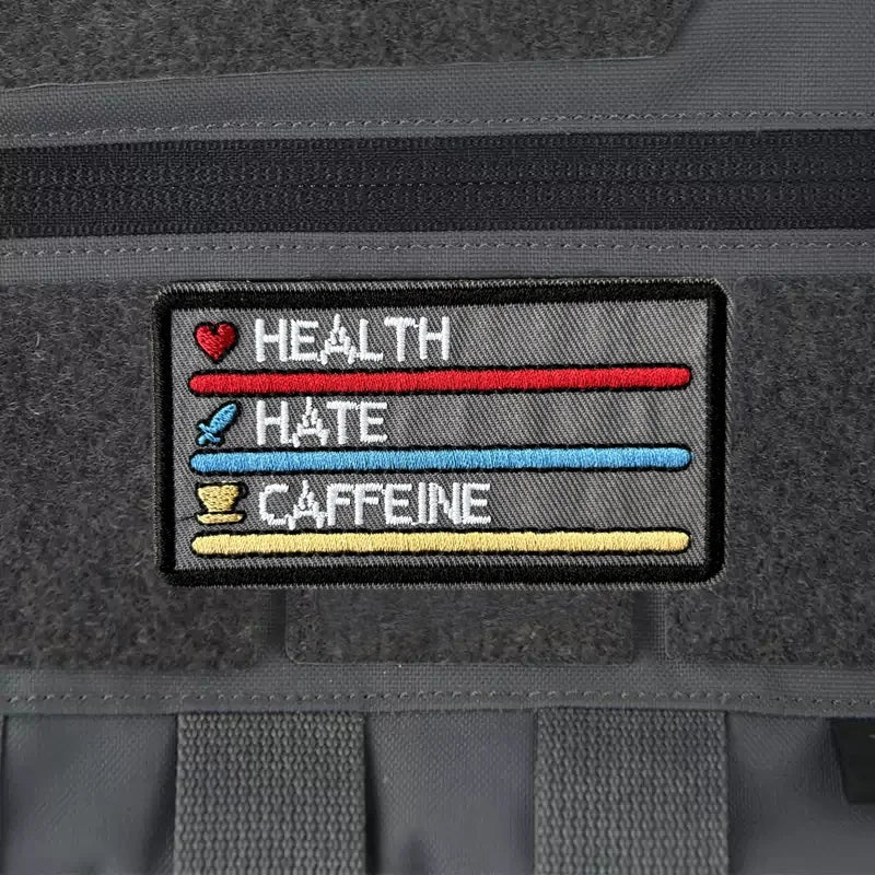 Health Hate Caffeine Morale Patch