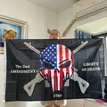 2nd Amendment Skull Flag, 3x5 ft