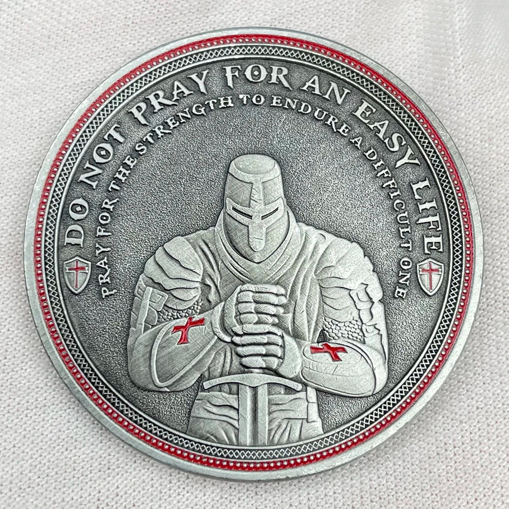 Knights Templar Red Cross Coin