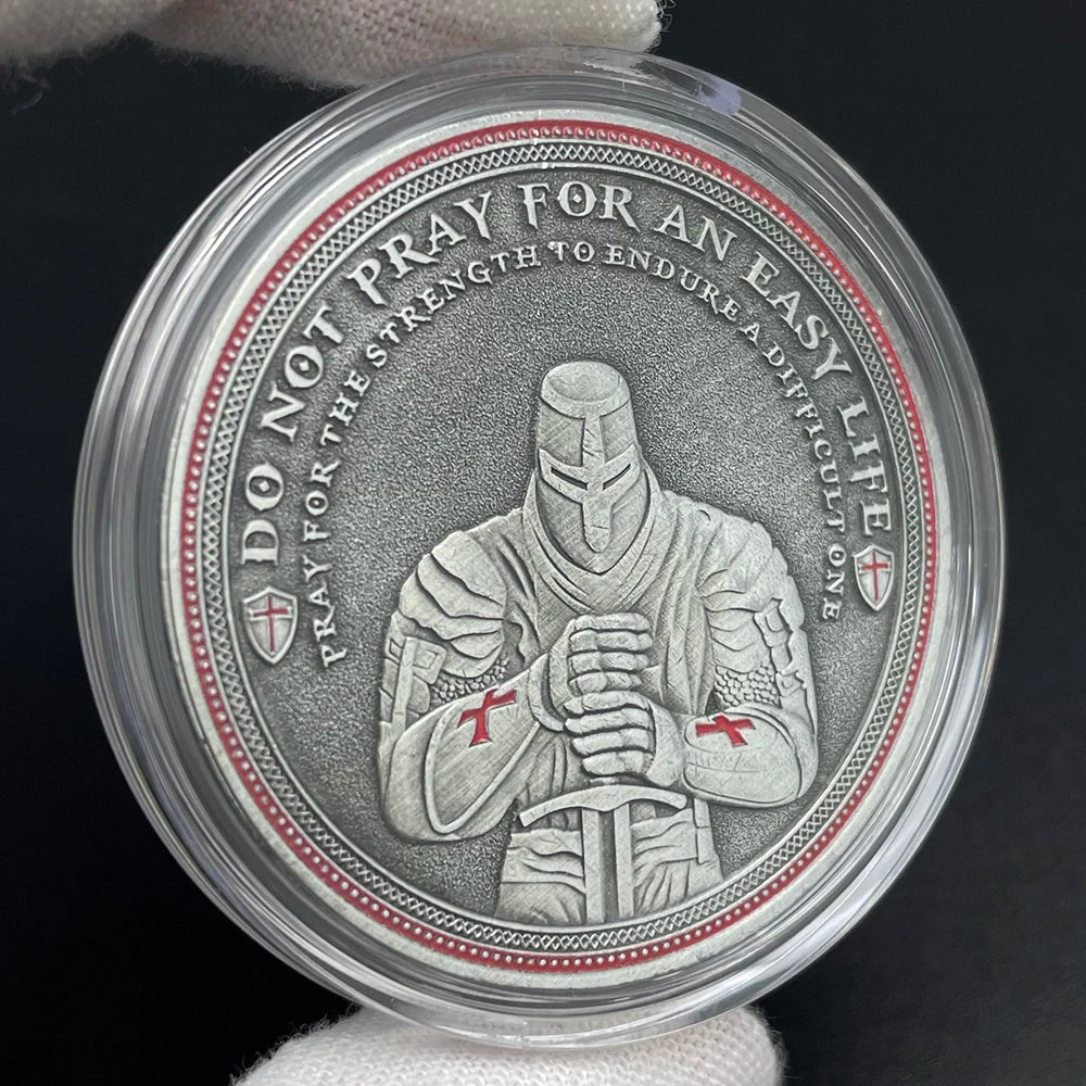 Knights Templar Red Cross Coin