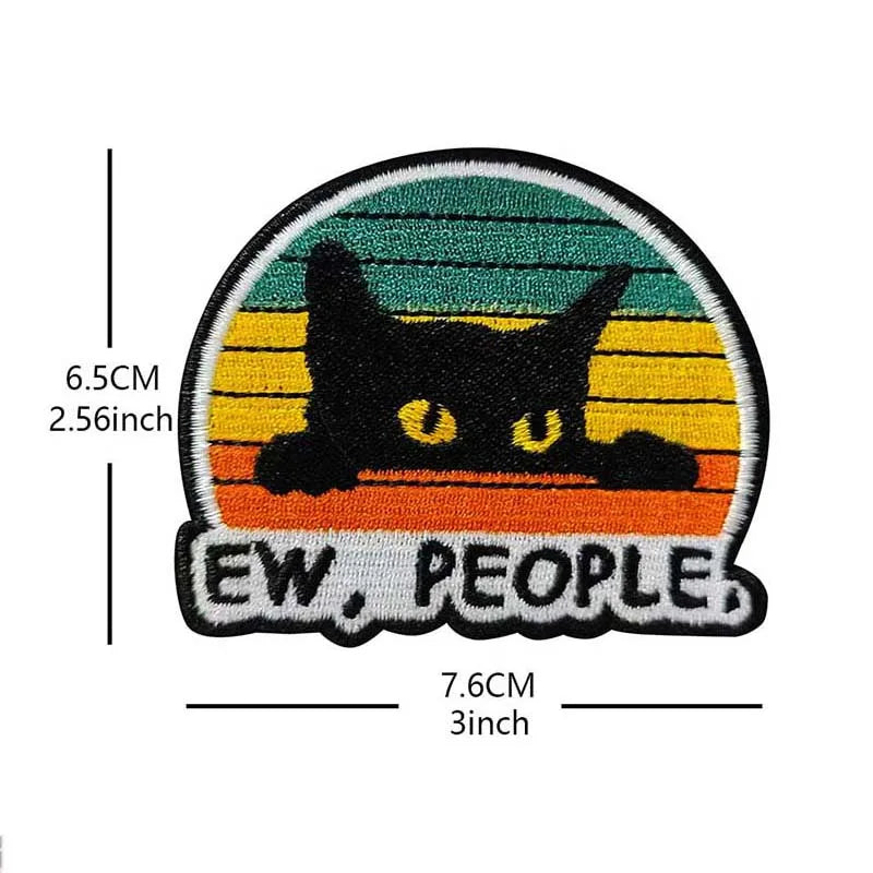 PEW Madafakas Funny Cat Patches