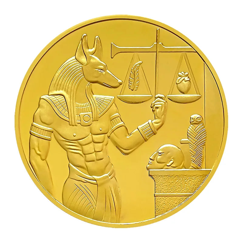 Anubis Egyptian God of Death Coin