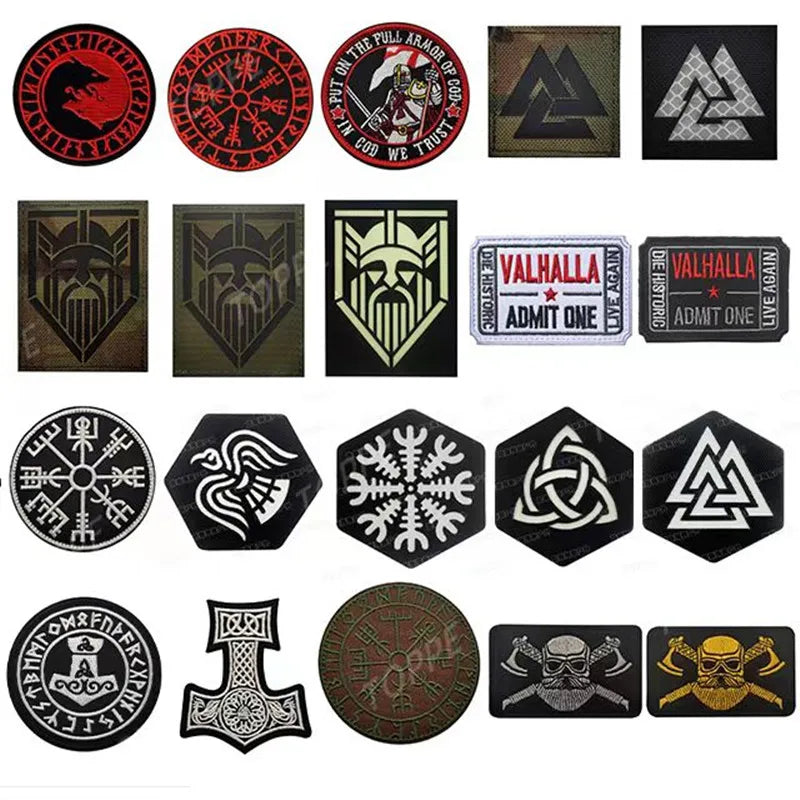 Odin and Valhalla Viking Patch