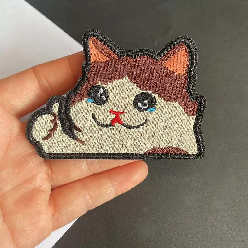 Glow In The Dark Ghost Cat Patches