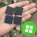 IR IFF patch set, 4 pieces, black hook-backed patches