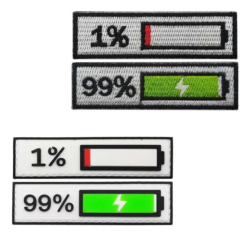 Phone Battery 1% and 99% Patch
