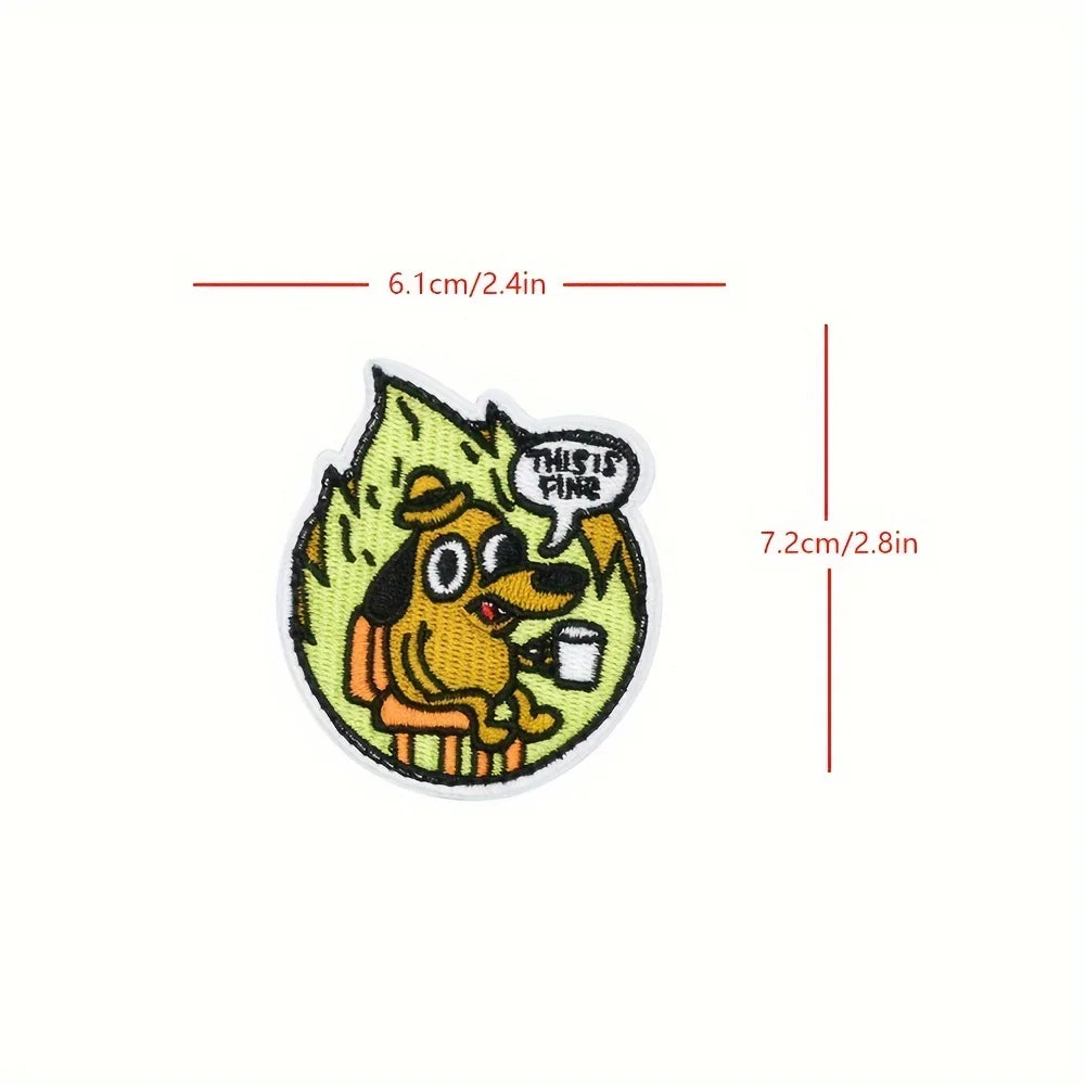 This Is Fine Morale Patch