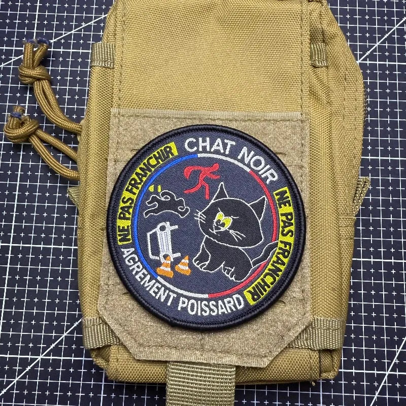 Funny Black Cat Morale Patch