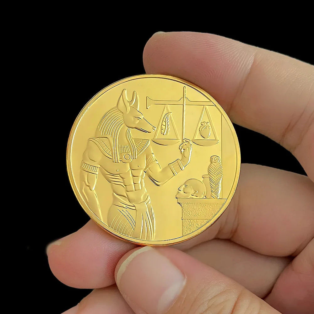 Anubis Egyptian God of Death Coin