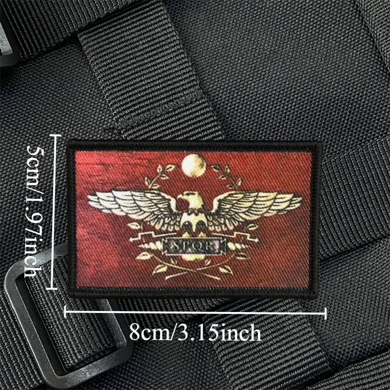 SPQR patch on tactical gear