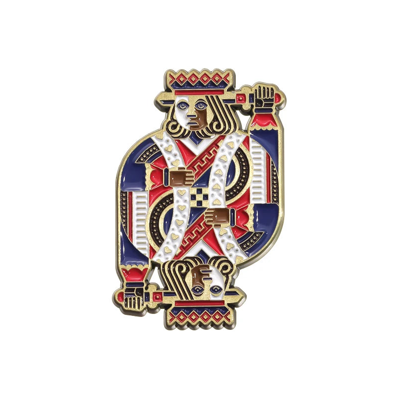 Playing Card Suit Enamel Pins