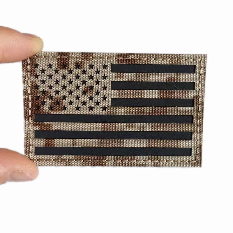 IR Reflective US Flag Patch 8 x 5 cm