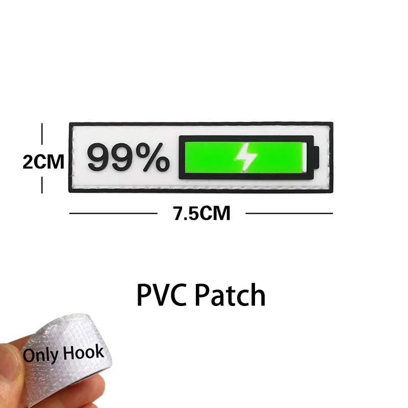 Phone Battery 1% and 99% Patch