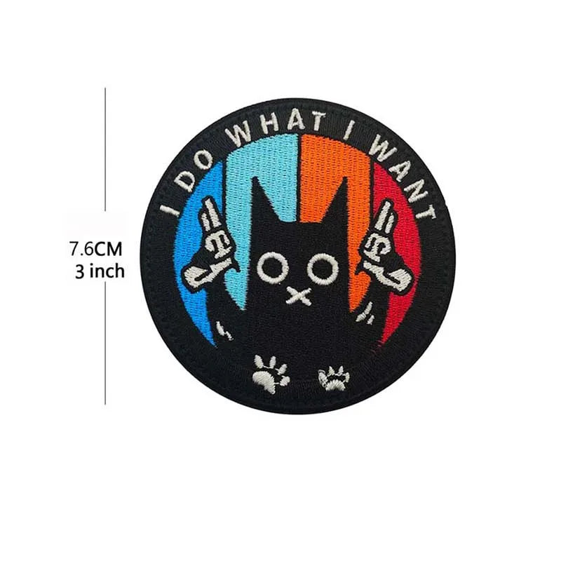 PEW Madafakas Funny Cat Patches