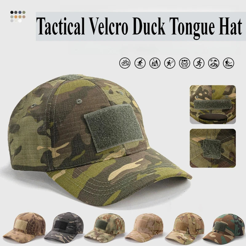 Tactical Camo Baseball Cap, Adjustable