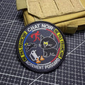 Funny Black Cat Morale Patch
