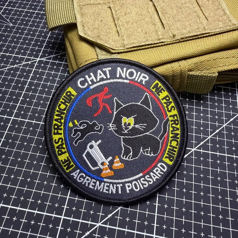 Funny Black Cat Morale Patch