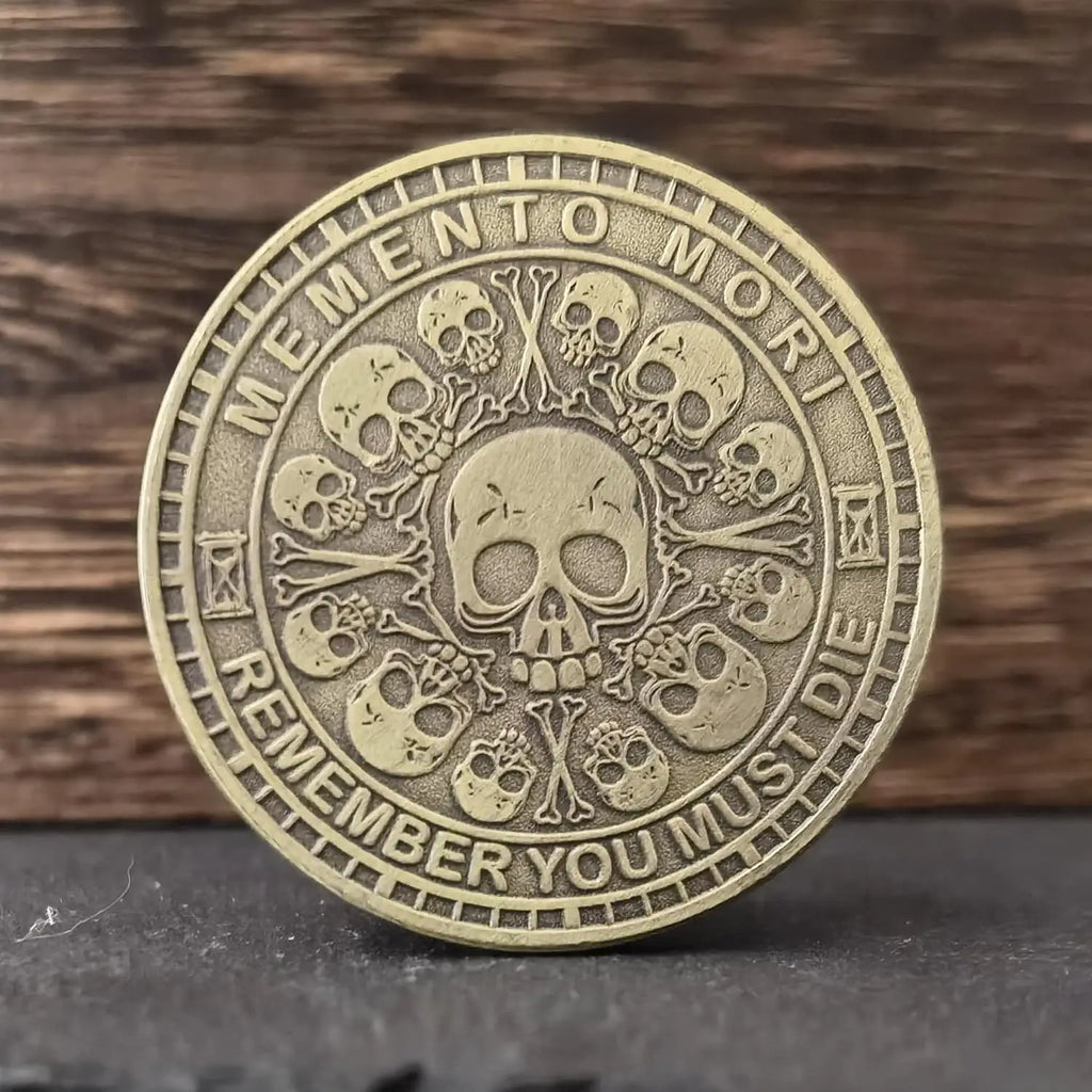 Memento Mori coin reverse