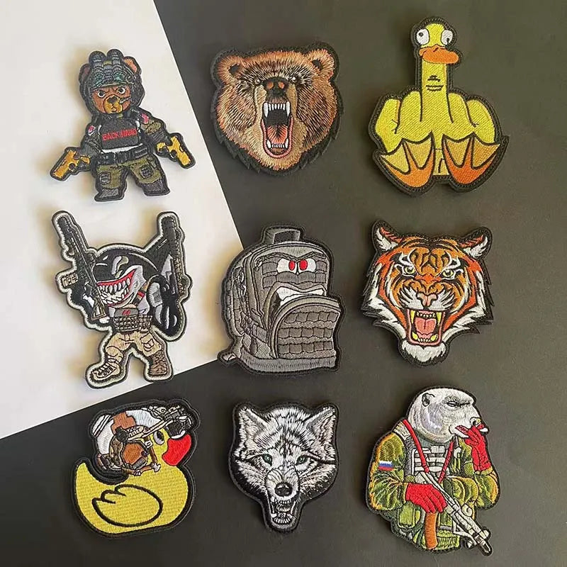 Funny Animal Morale Patches