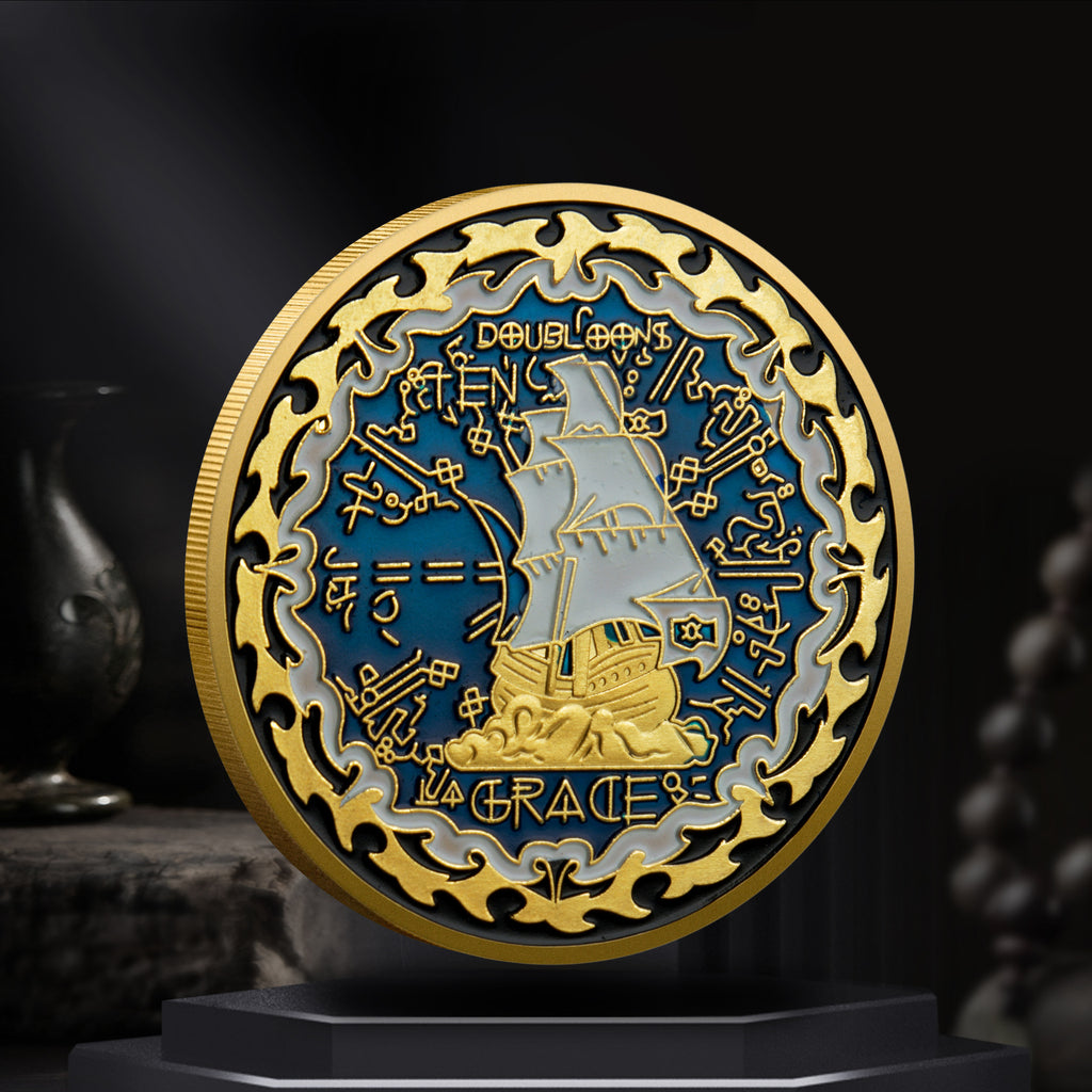 Pirate Skull Challenge Coin