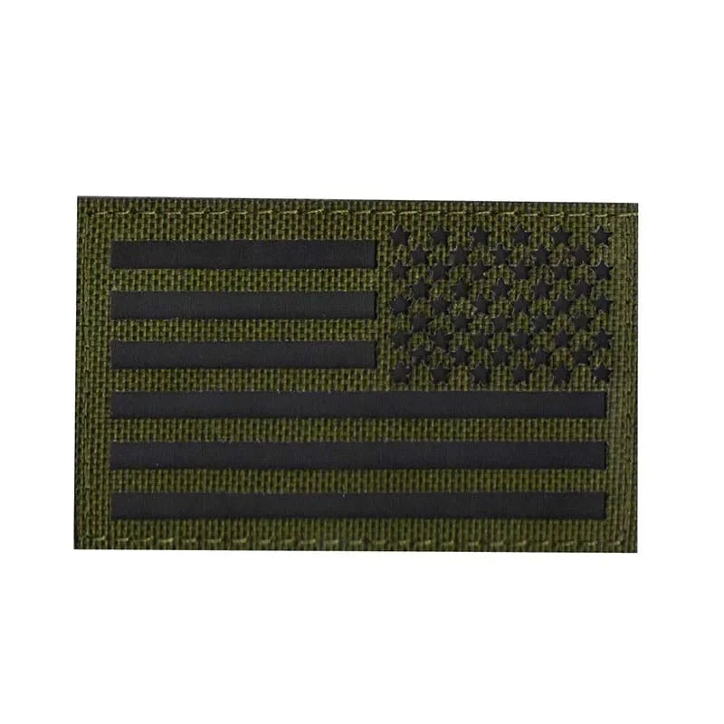IR Reflective US Flag Patch 8 x 5 cm