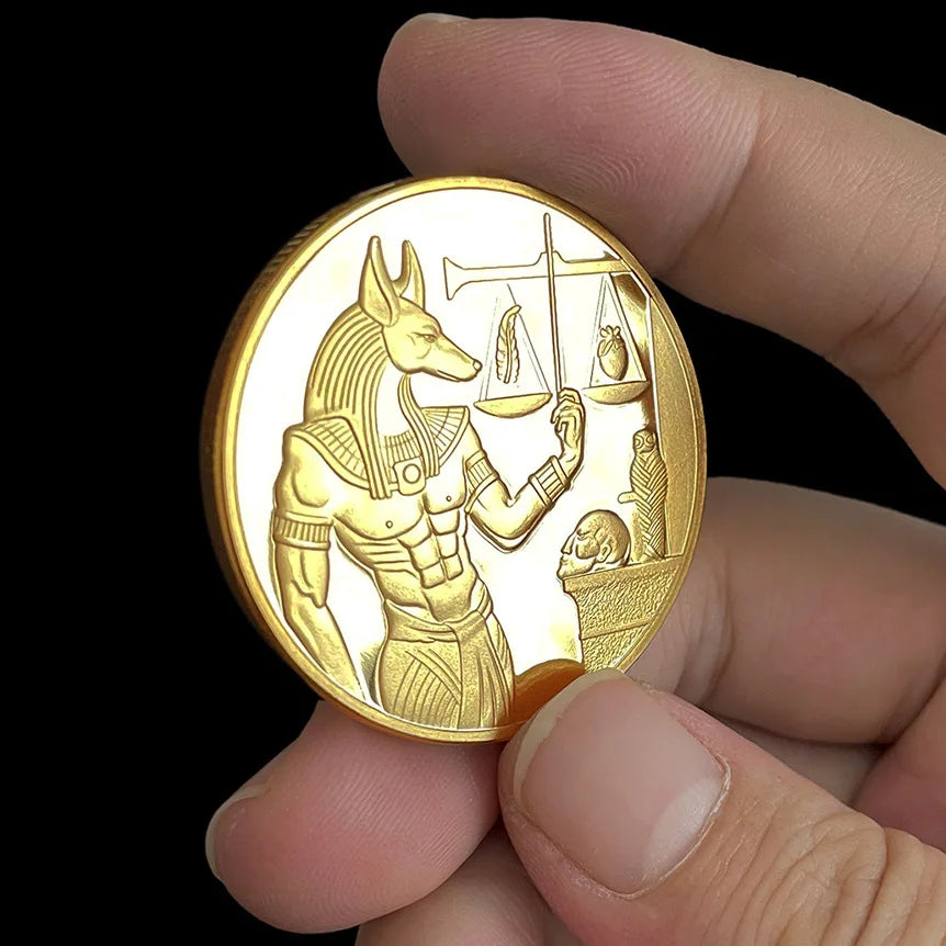Anubis Egyptian God of Death Coin