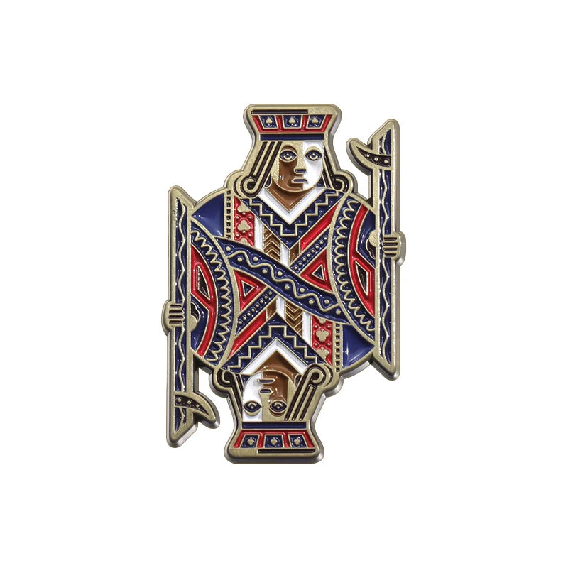 Playing Card Suit Enamel Pins