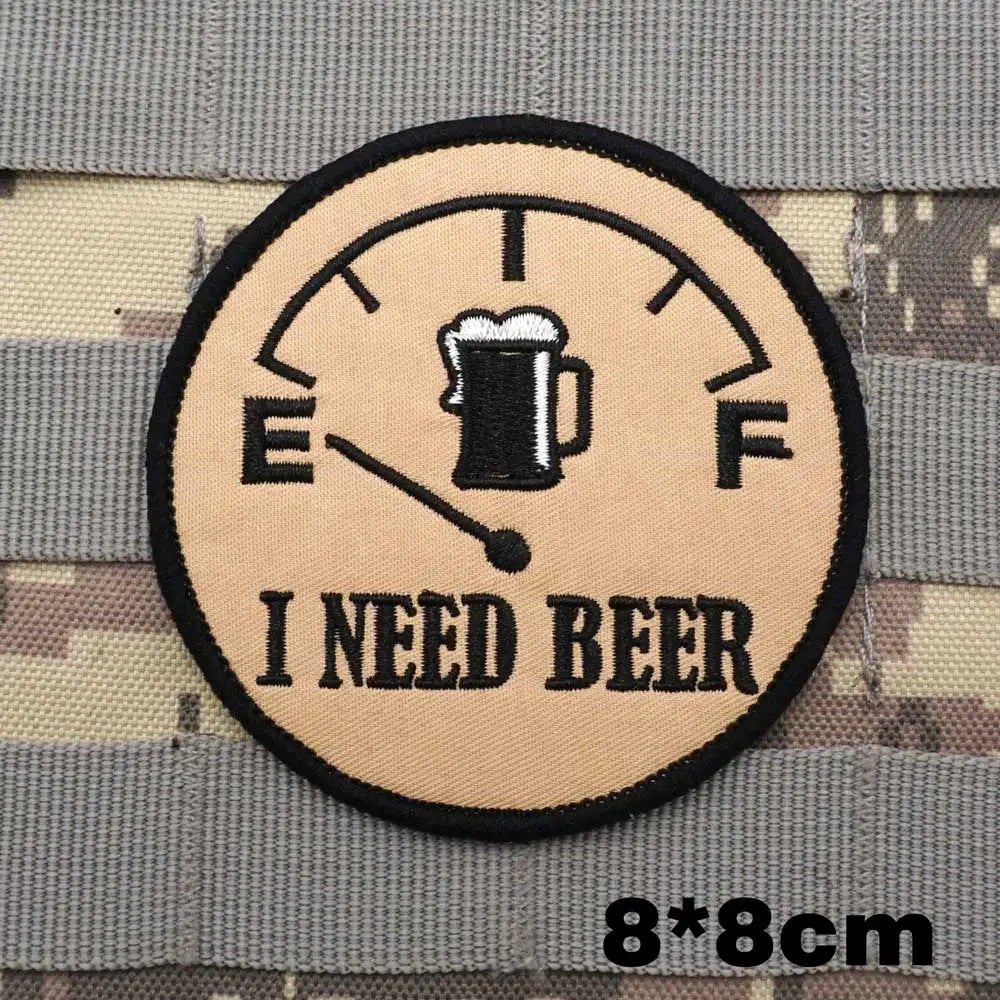 I Need A Beer Morale Patch